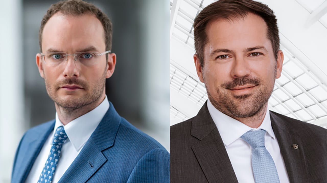 Neue Löwen Admiral Geschäftsfuehrung mit Dr. Daniel Henzgen und Jakob Rothwangl