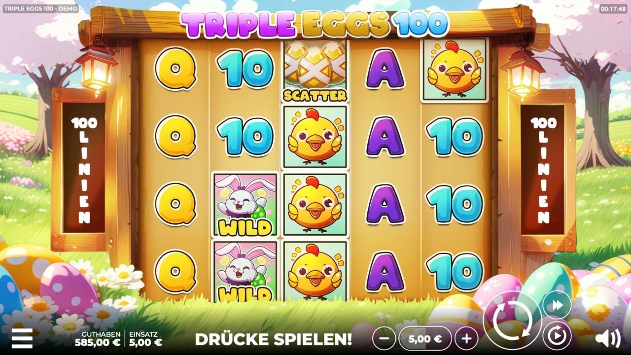 Triple Eggs 100 von Hölle Games