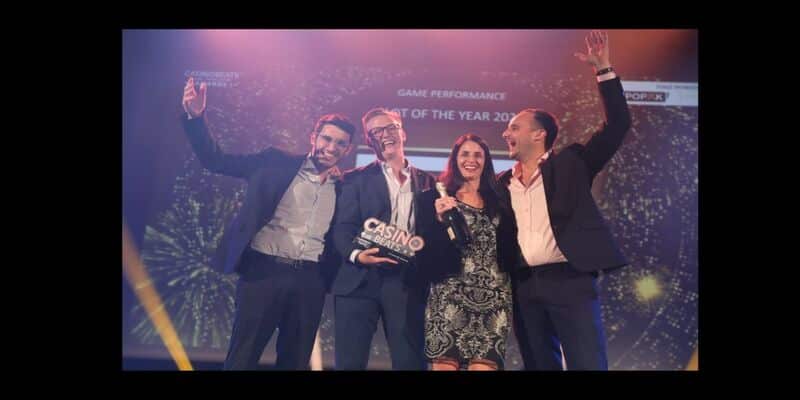 Award Verleihung auf der CasinoBeats Summit.