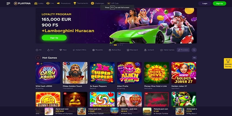 Our Playfina Casino Review