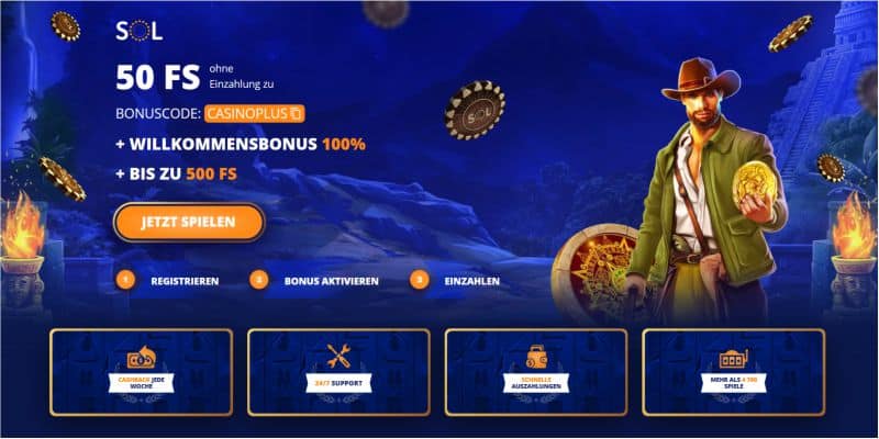 Sol Casino Bonus NEU