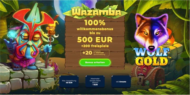 Wazamba Casino Bonus NEU