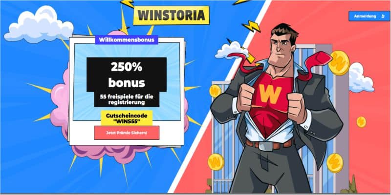 Winstoria Casino Bonus NEU