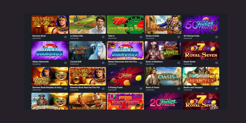 Betano setzt auf Gamomat Spielautomaten.