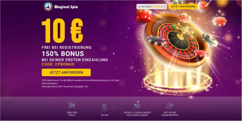 Magical Spin Casino Bonus