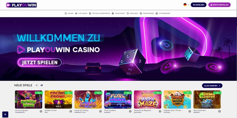 PlaYouWin Casino Test