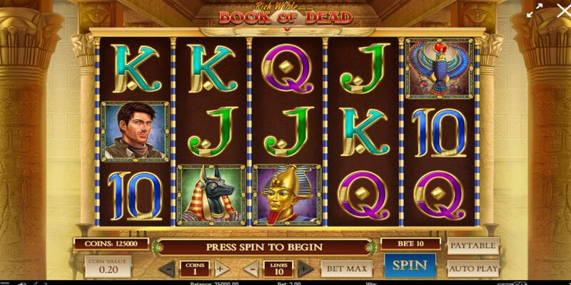 Book of Dead jetzt auch in landbasierten Casinos.