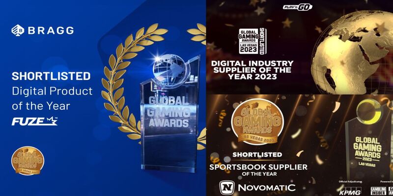 Novomatic, Play´n Go und Bragg Gaming bei den Global Gaming Awards Las Vegas nominiert.