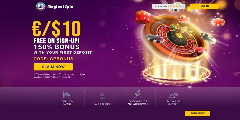 The No Deposit Magical Spin Casino Bonus