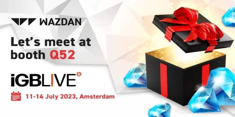 Wazdan auf der iGB Live 2023.