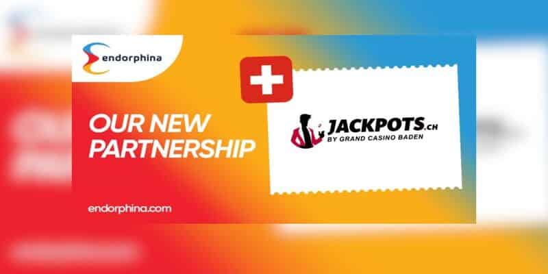 Endorphina Partnerschaft mit Jackpots.ch