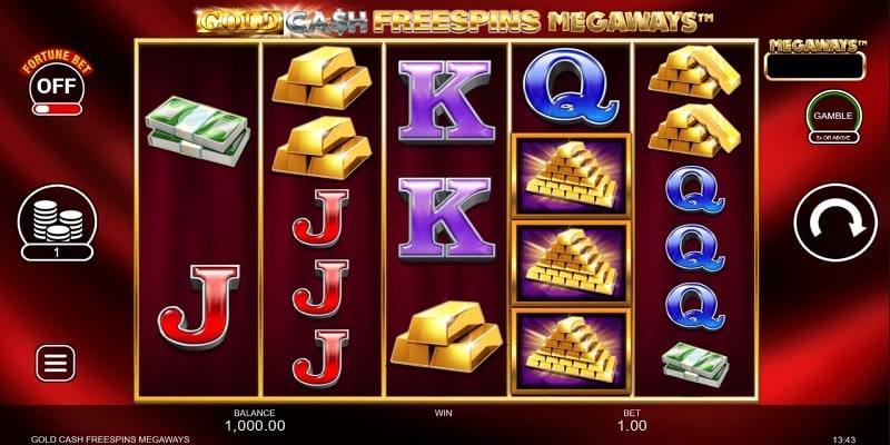 Gold Cash Free Spins Megaways (Inspired)