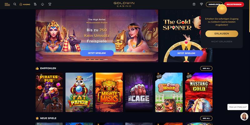 GoldWin Casino Test