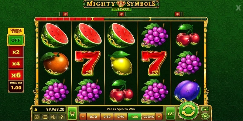 Mighty Symbols™ Crowns (Wazdan)