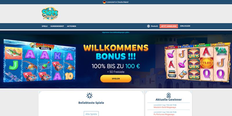 SlotsFreunde Casino Test 