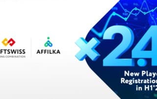 Zahlen 1. Halbjahr 2023 Affilka von SOFTSWISS