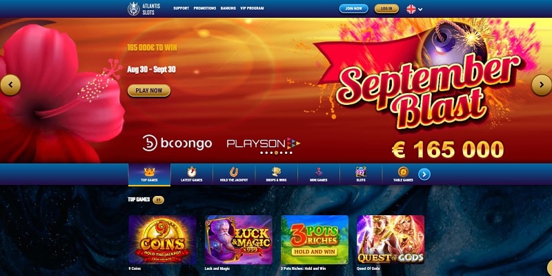 Atlantis Slots Online Casino Review