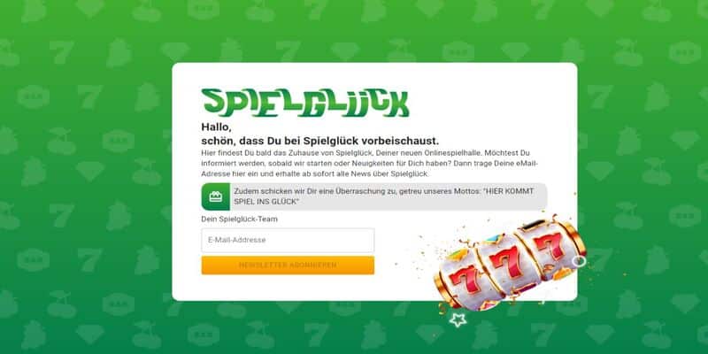 spielglück.de wird neues online Casino