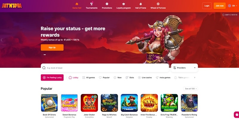 HitNSpin Online Casino