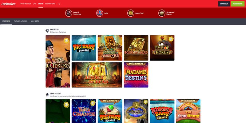 Ladbrokes Casino Test