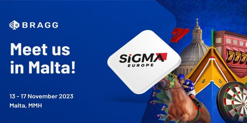 Bragg Gaming bei der SiGMA Europe 2023.