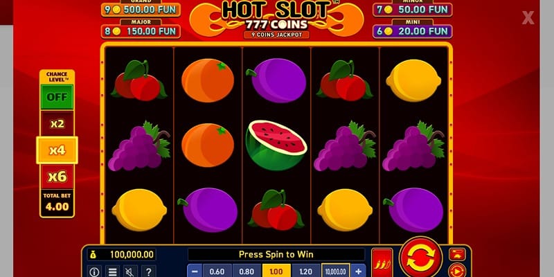 Hot Slot™ 777 Coins (Wazdan)