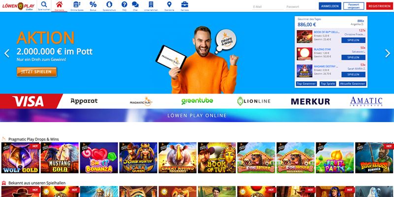 Löwen Play online Casino Test