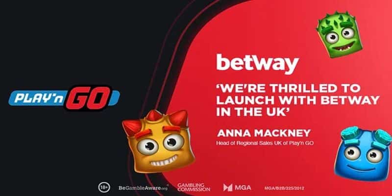 Play´n Go geht Partnerschaft mit Betway ein.