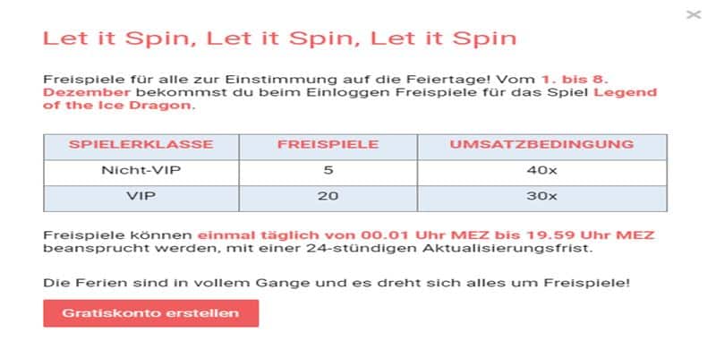 Stakes Casino Weihnachtsaktion 2023