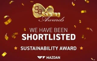 Wazdan für Nachhaltigkeits-Preis nominiert