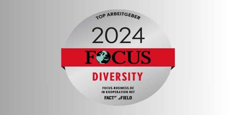 Gamomat mit dem Focus Diversity Award 2024 ausgezeichnet.