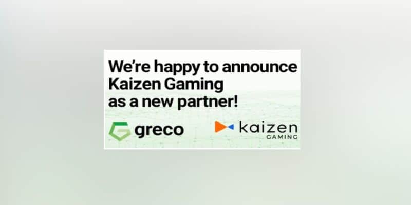 Greco geht Partnerschaft mit Kaizen Gaming ein.