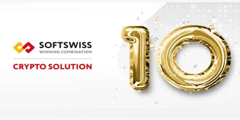 Crypto Solution von SOFTSWISS wird 10 Jahre alt.