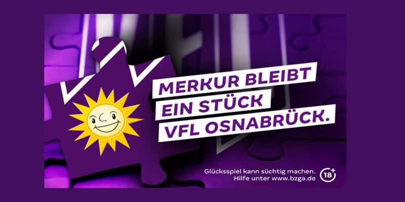 Merkur bleibt VFL Osnabrück Patner.