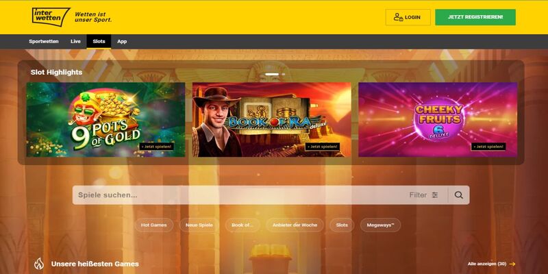 Interwetten baut Spiellobby aus.