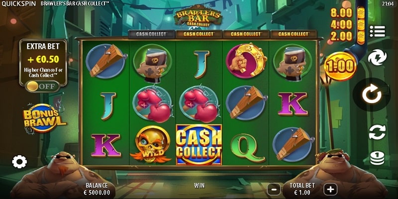 Brawlers Bar Cash Collect (Quickspin)