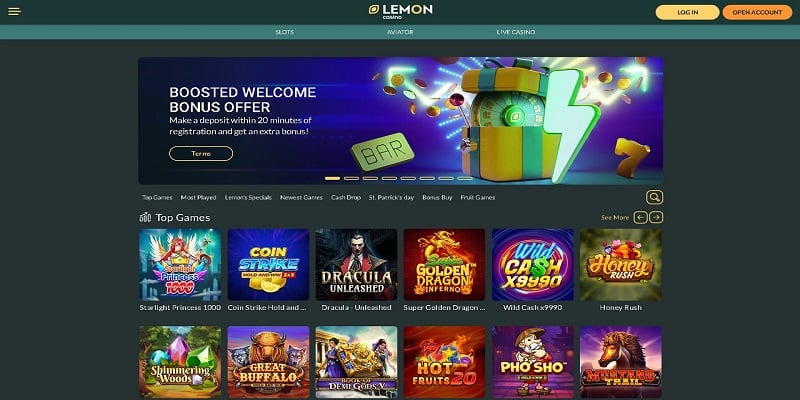 Our In-Depth Lemon Casino Review