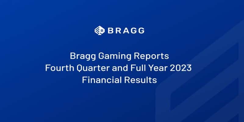 Bragg Gaming Umsatz 2023 Bragg Gaming erzielt Umsatzplus in 2023.