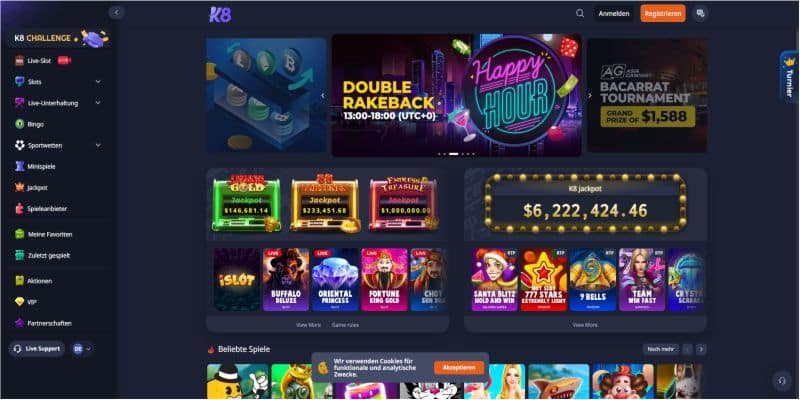 K8 Casino Bonus