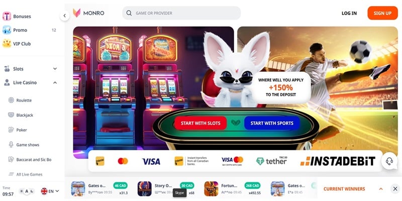 Monro Casino Review