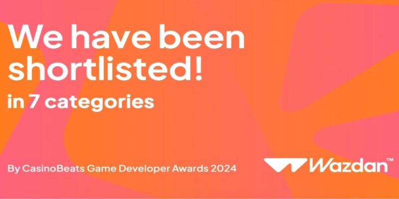 Wazdan bei den CasinoBeats Game Developer Awards 2024 nominiert.