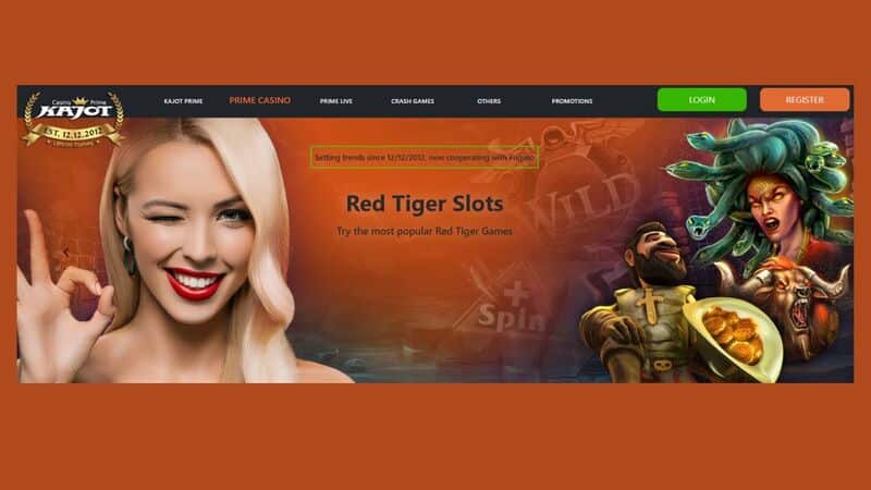 Kajot Casino Red Tiger