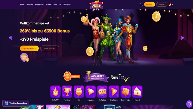 iWild Casino Test 