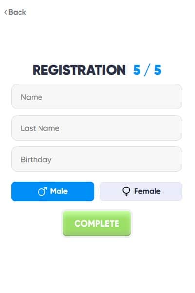 Step 5 - Cazimbo Registration