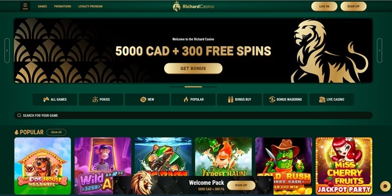 Richard Casino Bonus