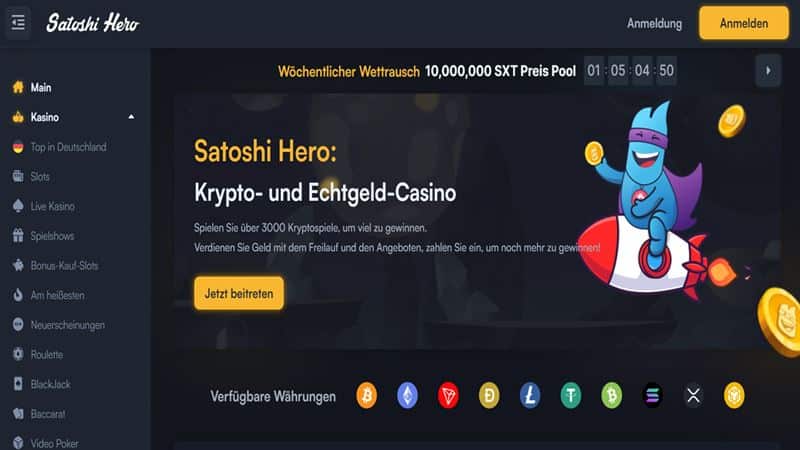 Satoshi Hero Casino Test 