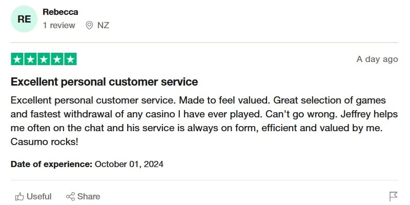 Rebecca Trustpilot Review (1 October 2024)