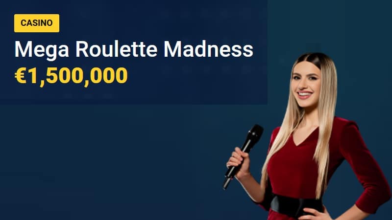 1.5m EUR Mega Roulette Madness