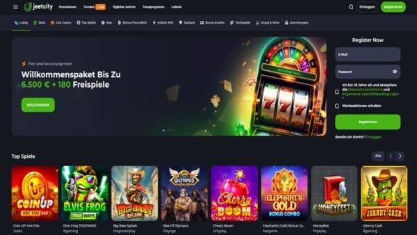 Jeetcity Casino ohne Einzahlung