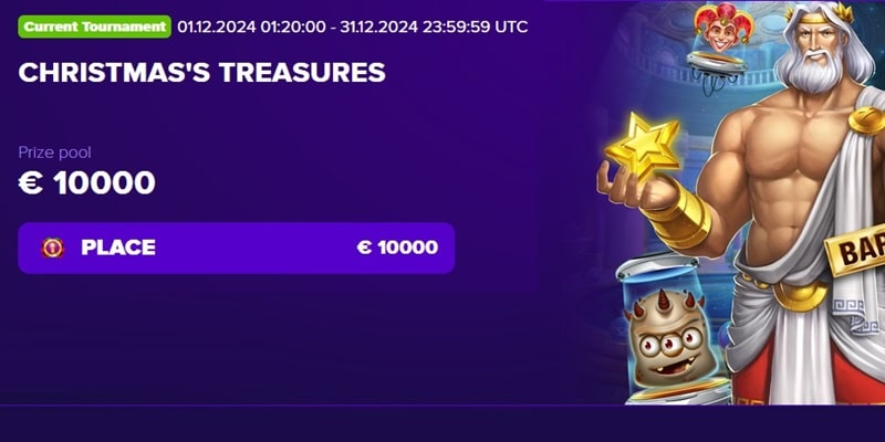 Play’n GO Christmas's Treasures 10k Promo